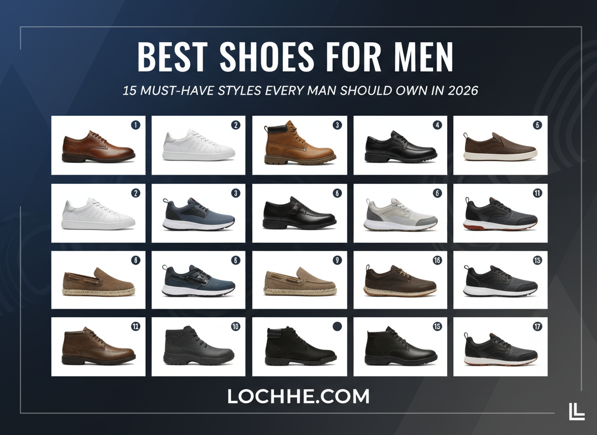 Best Shoes for Men: 15 Must-Have Styles Every Man Should Own in 2026
